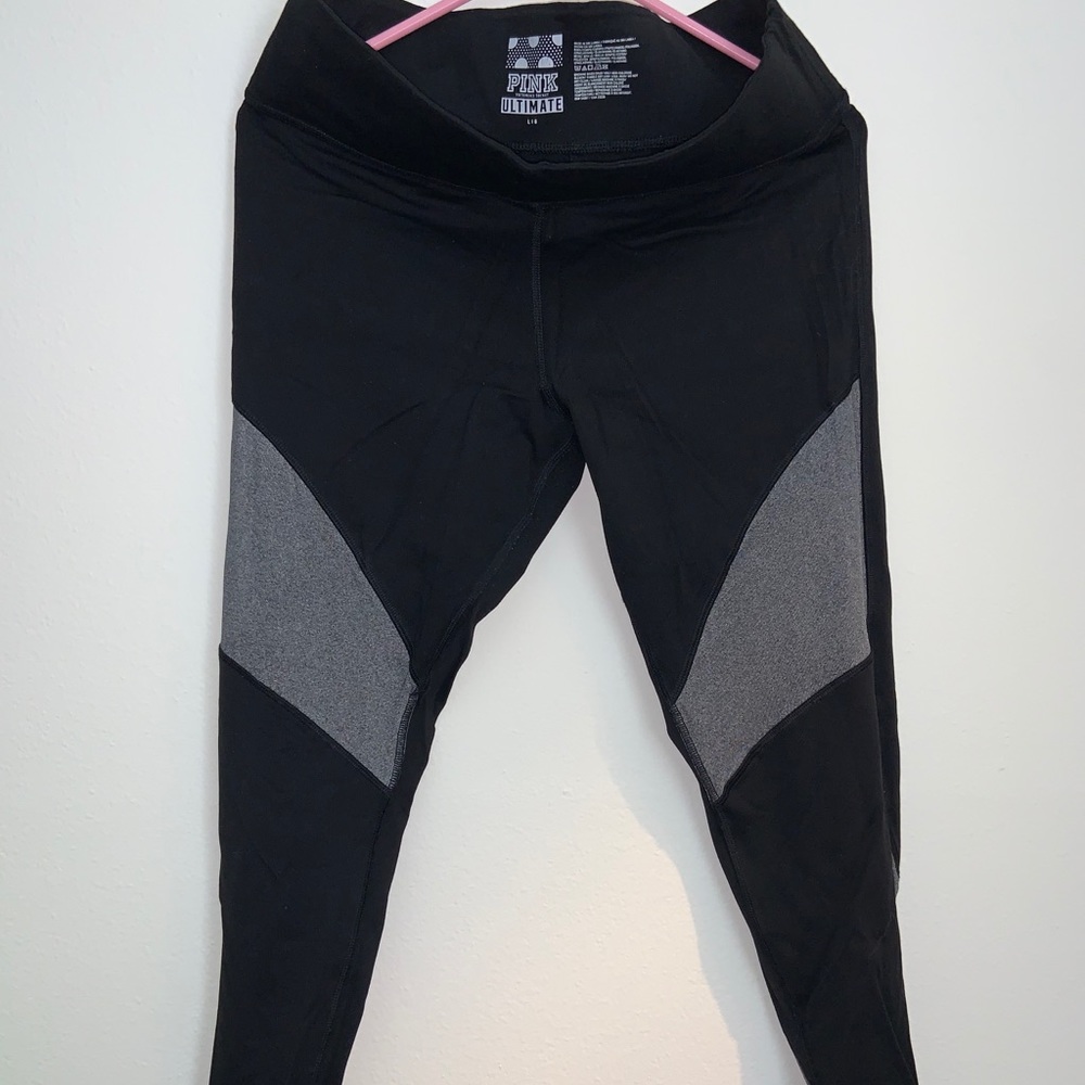Gray mesh ultimate leggings